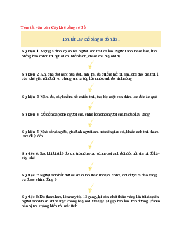 Văn mẫu lớp 6 Chân trời sáng tạo bài Tóm tắt văn bản Cây khế bằng sơ đồ