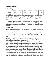 Market-nvt - Tình hình Kinh tế và Chính trị Việt Nam 2023 môn Marketing căn bản | Trường đại học Mở Hà Nội