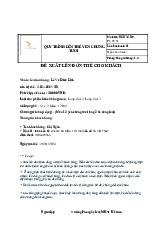 Đề xuất lên đơn thẻ cho khách môn Quản trị kinh doanh | Trường Đại học Kinh doanh và Công nghệ Hà Nội