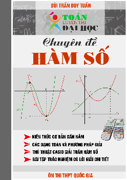 Chuyên đề hàm số – Bùi Trần Duy Tuấn Toán 12