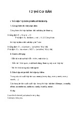 12 THÌ CƠ BẢN | Đại học Kinh tế Kỹ thuật Công nghiệp