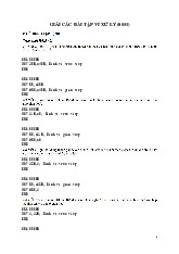 Ngân hàng bài tập vi xử lý 8051 ( có lời giải) | Trường Đại học Bách Khoa, Đại học Đà Nẵng,