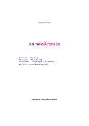 Bài tập Giải tích 1 | Đại học Khoa học tự nhiên, Đại học quốc gia Hà Nội