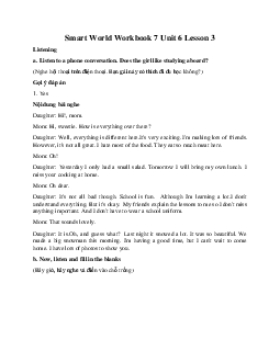 Smart World Workbook 7 Unit 6 Lesson 3