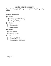 Nguyên Tắc Kết Hợp Quản Lý Ngành và Địa Phương | Môn Khoa học quản lý - Đại học Văn hóa Hà Nội