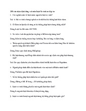 Tổng hợp 200 đề thi đúng sai môn Luật so sánh | Trường Đại học Luật Hà Nội