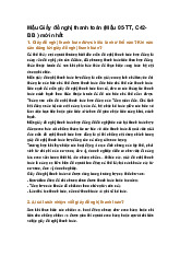 Mẫu Giấy đề nghị thanh toán (Mẫu 05-TT, C42-BB ) mới nhất