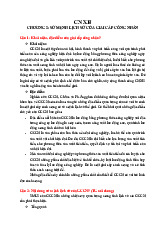 Đề cương về Sứ mệnh lịch sử của giai cấp công nhân môn Chủ nghĩa xã hội khoa học | Học viện Ngân hàng