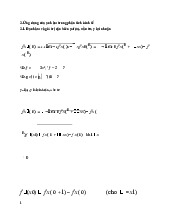 Tài liệu Ứng dụng của đạo hàm trong phân tích kinh tế | Môn toán cao cấp