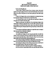 Chuyên đề 1: Nghiên cứu Học thuyết Giá trị Thặng dư trong CN Tư bản