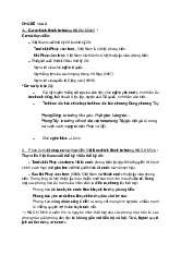 Chủ đề ôn tập : Các Khía Cạnh Chính và Giá Trị Cách Mạng môn Tư tưởng Hồ Chí Minh | Trường đại học Mở Hà Nội