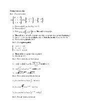 Ôn tập toán cao cấp