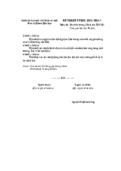 Đề thi kết thúc học phần | Trường Đại học Sư phạm Hà Nội