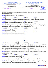 Đề khảo sát lần 4 Toán 11 năm 2025 trường THPT Nguyễn Đăng Đạo – Bắc Ninh