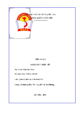 Qua quá trình trải nghiệm chuyến đi hotel tour ở khách sạn Sheraton Hà Nội em đã có những trải nghiệm hấp dẫn và bổ ích | Tiểu luận khảo sát thực tế | Học viện Hành Chính Quốc Gia