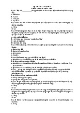 Câu hỏi trắc nghiệm kiểm tra giữa kì lần 1 | Môn Quản trị Logistics 1 - Đại học Sư phạm Kỹ thuật Thành phố Hồ Chí Minh