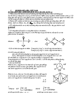 Ngân hàng bài tập Hóa vô cơ hay và khó | Hóa học 12