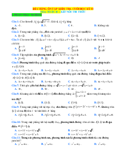Đề cương ôn tập học kỳ 2 Toán 10 Kết nối tri thức (có đáp án )