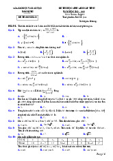 Đề tham khảo học sinh giỏi Toán 11 năm 2024 – 2025 sở GD&ĐT Nam Định