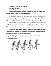 Lý thuyết kỹ thuật Môn Bóng rổ | Đại học Mỏ – Địa chất