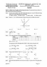 Đề cuối học kì 1 Toán 11 năm 2024 – 2025 trường THPT Lê Quý Đôn – TP HCM