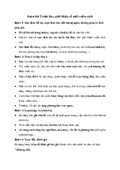 Soạn bài Trình bày, giới thiệu về một cuốn sách - Chân trời sáng tạo