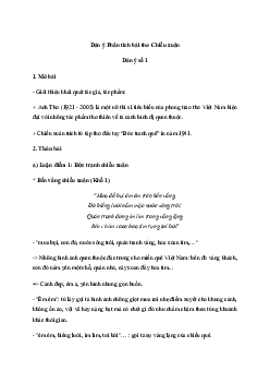 Phân tích bài thơ Chiều xuân của Anh Thơ (2 Dàn ý + 10 mẫu) | Văn mẫu 11 Chân trời sáng tạo