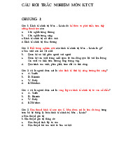 Câu hỏi trắc nghiệm môn kinh tế chính trị Mác lê nin-Trường Đại học Tài nguyên và môi trường Hà Nội