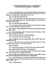 Bộ câu hỏi kiểm tra học tập Nghị quyết Đại hội đoàn toàn quốc lần thứ XII