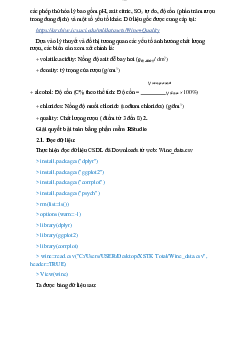 Báo cáo bài tập lớn môn Xác suất thống kê | Đại học Bách khoa Thành phố Hồ Chí Minh