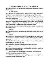 Ôn tập định hướng tổng hợp | Môn Tư Tưởng Hồ Chí Minh - Đại học Quy Nhơn