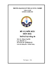Thiết Kế Hệ Thống Cảm Biến Lửa và Khí Gas môn Kỹ thuật điện | Trường Đại Học Thái Nguyên