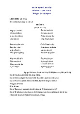 Đề ôn hè Văn 7 lên 8 - Đề 9