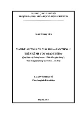 Vấn đề An toàn và Văn hóa Giao thông trên Kênh VOV GT - Luận văn Thạc sĩ