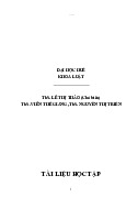 Giáo trình môn Luật tài chính Việt Nam | trường Đại học Huế