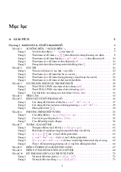 Các dạng bài tập tự luận và trắc nghiệm Toán 12 học kì 1