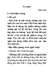 Phân Tích Tác Phẩm "Vợ Nhặt" của Kim Lân - Tổng Quan & Nhân Vật