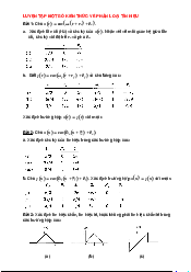 Bài tập Chương 1 - Tín hiệu và hệ thống | Trường Đại học Công nghệ, Đại học Quốc gia Hà Nội