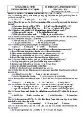 Đề thi thử tốt nghiệp 2025 Lịch sử THPT Lê Văn Thịnh giải chi tiết