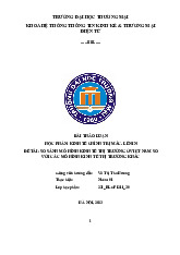 So sánh kinh tế thị trường định hướng Việt Nam với mô hình kinh tế thị trường khác | Bài thảo luận kinh tế chính trị