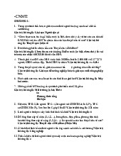 Ôn thi trắc nghiệm chương 1 - môn tư tưởng Hồ Chí Minh