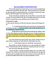 BÀI 1 - Tâm lý học y học: Khái quát & Nghiên cứu cơ bản môn Tâm lý y đức | Trường Đại Học Y Dược Thái Bình