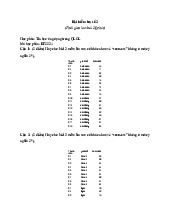 Bài kiểm tra số 2_Bùi Thị Hoài| BT Tin học ứng dụng trong QLCL| Trường Đại học Bách Khoa Hà Nội