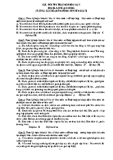 Top 100 câu hỏi trắc nghiệm ôn tập Pháp luật đại cương ( Tất cả các ngành không chuyên về Luật)