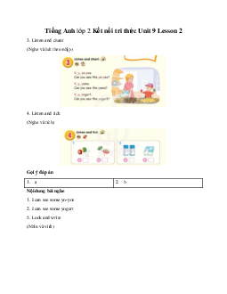 Unit 9 Lesson 2 | Tiếng Anh 2 Global Success