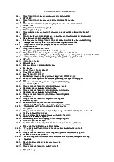 Câu hỏi ôn tập trắc nghiệm Môn Tin học cơ bản | Đại học Gia Định