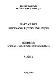 Bài tập lớn: Kỹ năng số cho ngành Logistics môn Năng lực số ứng dụng | Học viện Ngân hàng