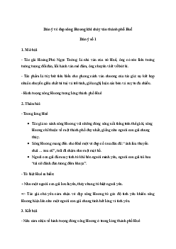 Dàn ý bài Ai đã đặt tên cho dòng sông (10 Mẫu + Sơ đồ tư duy) | Văn mẫu 11 Chân trời sáng tạo