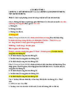 Câu hỏi vĩ mô 2 (có đáp án)