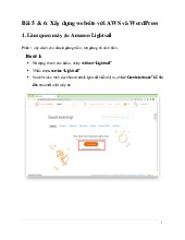 Web 05, 06. Xây dựng website với AWS và WordPress - Bài giảng Cấu trúc dữ liệu và giải thuật | Trường Đại học Bách khoa Hà Nội